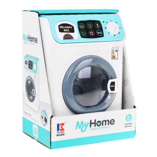 Interaktywna Pralka dla dzieci 3+ Dotykowy panel + Dźwięki Światła + Otwierane elementy