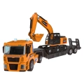 Pojazdy budowlane do skręcania dla dzieci 3+ Ciężarówka + koparka + wiertarko-wkrętarka 185 el.