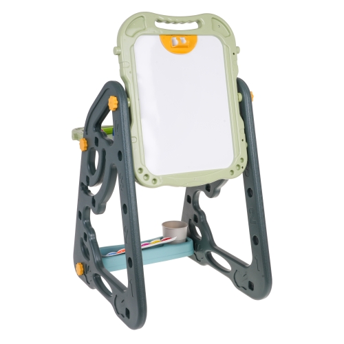 Wielofunkcyjna Tablica dla dzieci 3+ Tablica magnetyczna + Tablica kredowa + Krzesełko + Przybory papiernicze