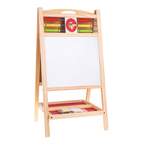 Drewniana Dwustronna Tablica Z Liczydłem