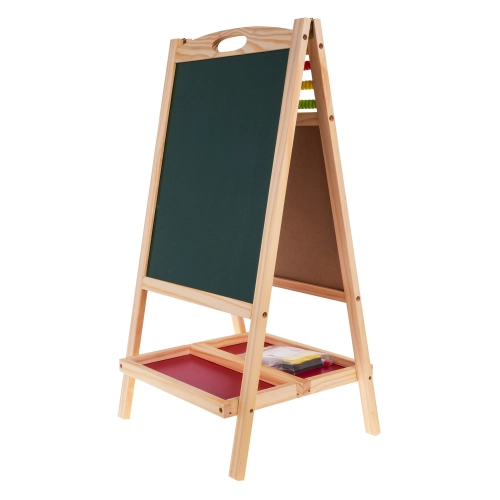 Drewniana Dwustronna Tablica Z Liczydłem