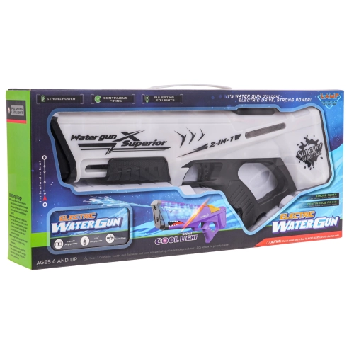 Pistolet Na Wodę z Funkcją Światła Czarny