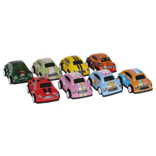 Zestaw 8 Autek, samochodzików z napędem