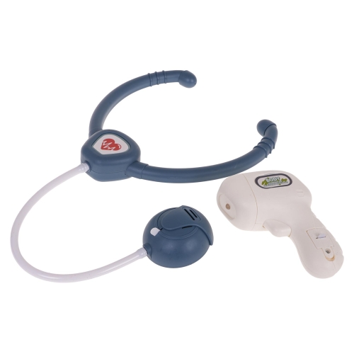 Zestaw Lekarza z EKG + Akcesoria Niebieski