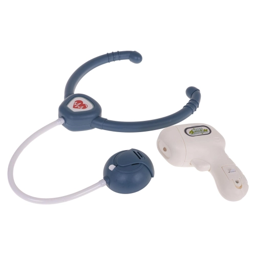 Zestaw Lekarza z EKG + Akcesoria Niebieski