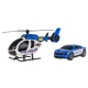 Zestaw Helikopter + Autko Policja