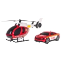 Zestaw Helikopter + Autko Straż Pożarna