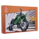 Zestaw Klocków technicznych Motocykl Sportowy Zielony 2304el.