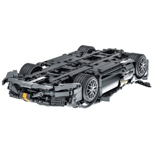 Zestaw Klocków Autko Sportowe Szare 1356el.