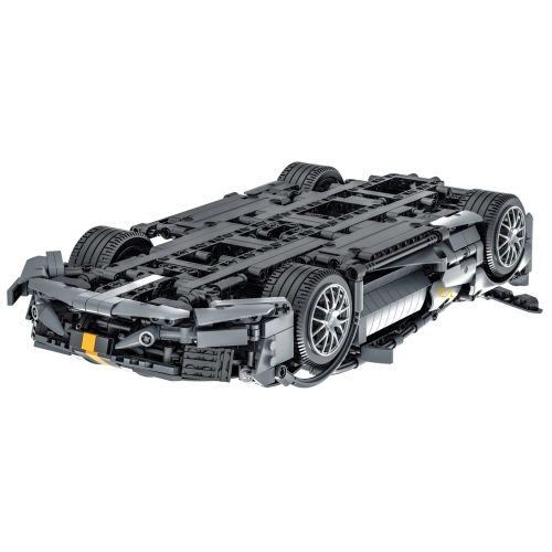 Zestaw Klocków Autko Sportowe Szare 1356el.