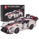 Zestaw Klocków Auto Sportowe Białe 419el.