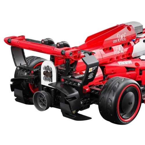 Zestaw Klocków Bolid, formuła 1 - 1185el. Czerwony