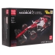 Zestaw Klocków Bolid, formuła 1 - 1185el. Czerwony