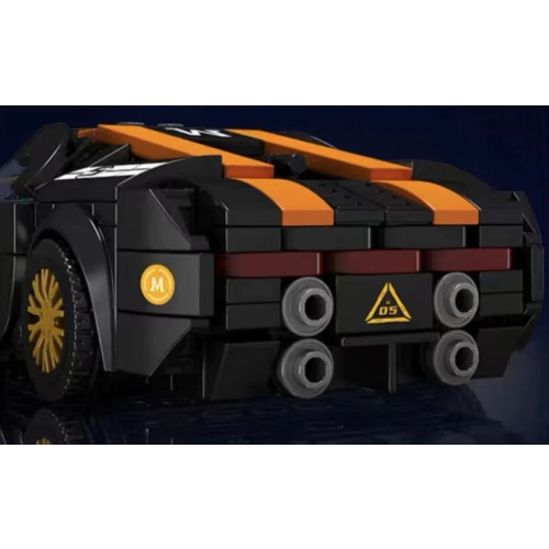 Zestaw Klocków Autko 386el. Czarny 27055 Mould King