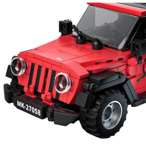 Zestaw Klocków Autko 414el. Czerwone : 27058 Mould King