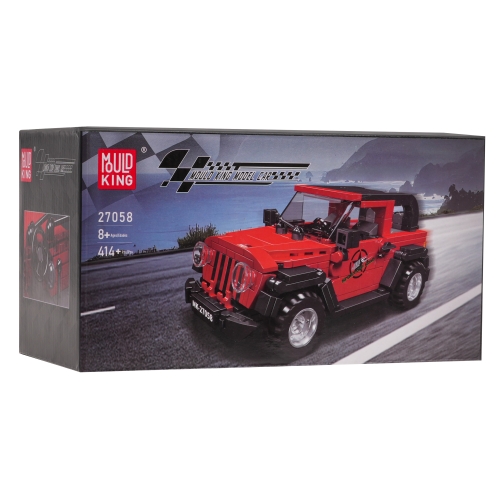 Zestaw Klocków Autko 414el. Czerwone : 27058 Mould King