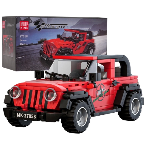 Zestaw Klocków Autko 414el. Czerwone : 27058 Mould King