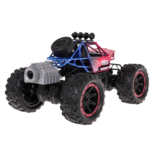 Crawler REAL ROCK z Funkcją Dymu R/C Czerwony