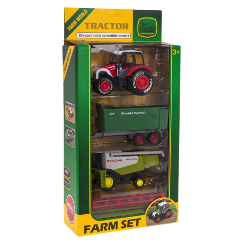 Zestaw Pojazdów Rolniczych Traktor + Kombajn