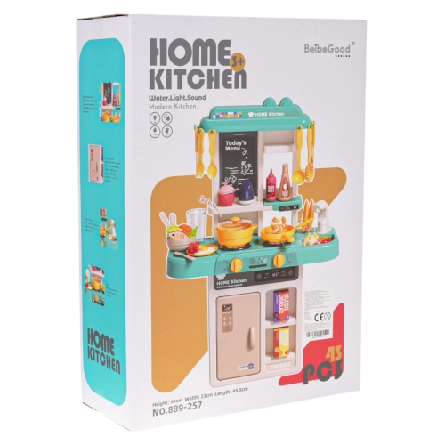 Kuchnia Aneks Kuchenny z Funkcją Świateł 43el. Niebieska