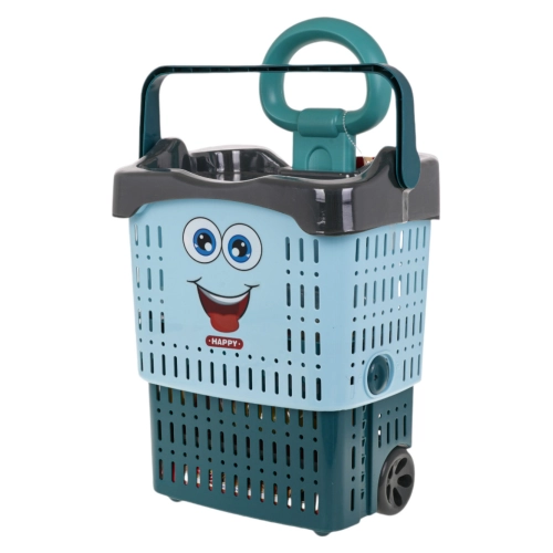 Wózek Sklepowy + Akcesoria Niebieski