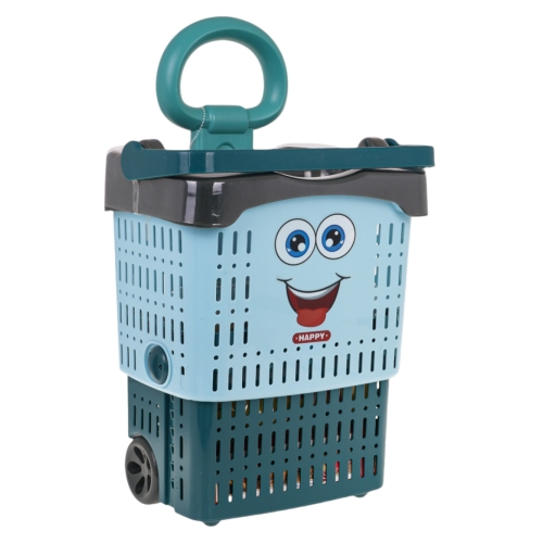 Wózek Sklepowy + Akcesoria Niebieski