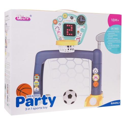 Bramka Dla Najmłodszych 3w1 Koszykówka