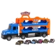 Ciężarówka z Wyrzutnia 2w1 + Akcesoria Niebieska