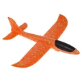 Styropianowy Samolot z Ręczną Wyrzutnią Pomarańczowy
