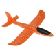 Styropianowy Samolot z Ręczną Wyrzutnią Pomarańczowy