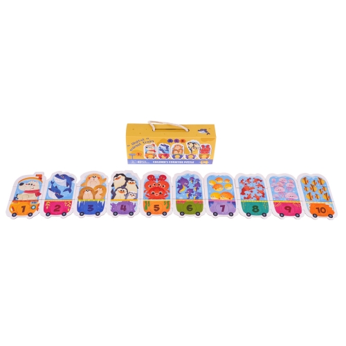 Gra Edukacyjna Matematyczna Wagoniki  nauka Liczb