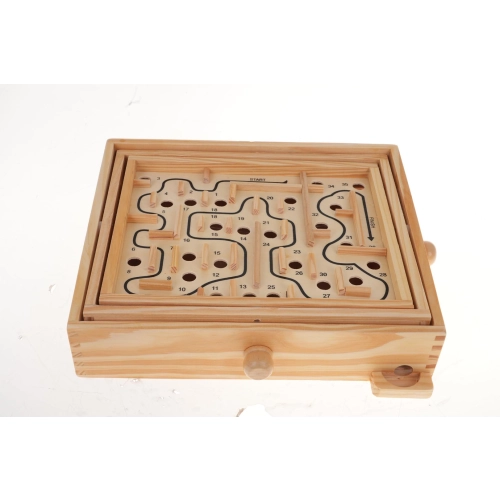 Drewniana Gra Zręcznościowa Labirynt