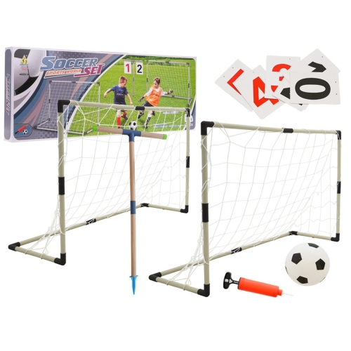 Dwie Bramki z Tablicą Punktową + Akcesoria