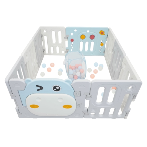 Płotek/Kojec Modułowy Hipcio Niebieski