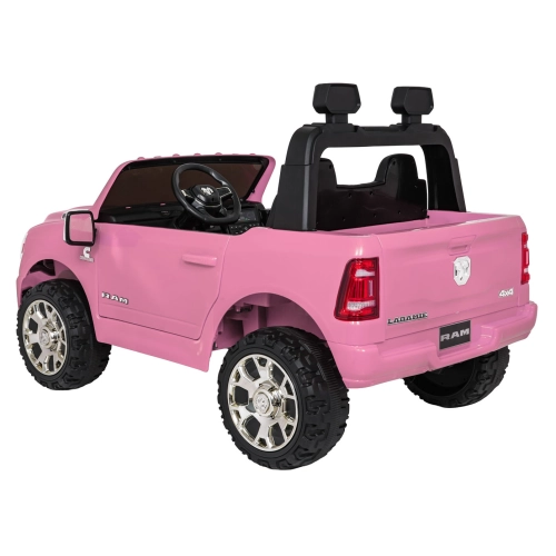 Autko na Akumulator RAM 3500 Różowy 2x200V JJ2599
