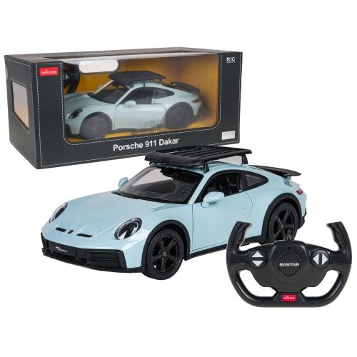 Autko R/C 1:14 Porsche 911 Dakar Miętowy RASTAR