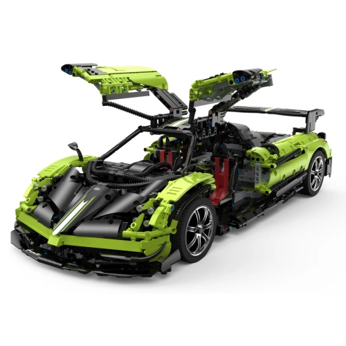 Autko 1:8 Pagani Huayra BC Klocki Zielony RASTAR