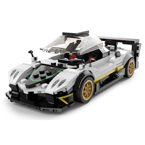 Autko 1:28 Pagani Zonda R Klocki Biały RASTAR