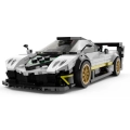 Klocki Autko 1:28 Pagani Zonda R  Biały RASTAR