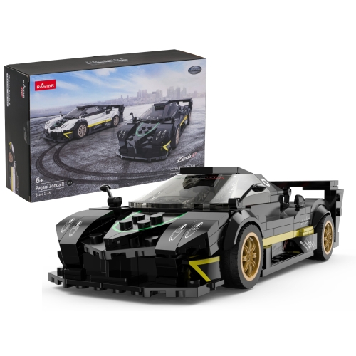 Autko 1:28 Pagani Zonda R Klocki Czarny RASTAR