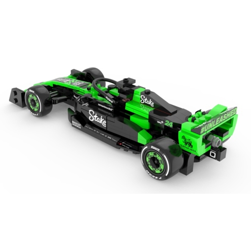 Bolid 1:24 Stake F1 Team KICK Sauber C44 Klocki Zielony RASTAR