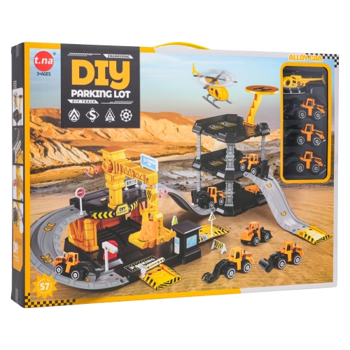 Zestaw Parking i Plac Budowy + Autka