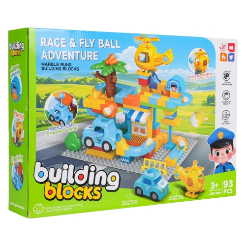 Zestaw Dużych Klocków Stacja Policji 93el.