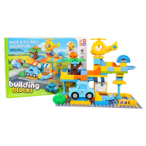 Zestaw Dużych Klocków Stacja Policji 93el.