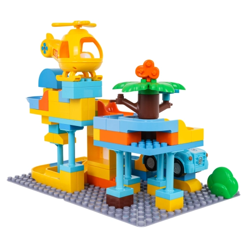 Zestaw Dużych Klocków Stacja Policji 93el.