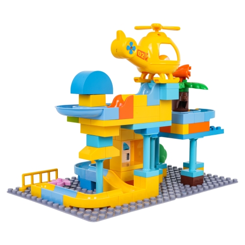 Zestaw Dużych Klocków Stacja Policji 93el.