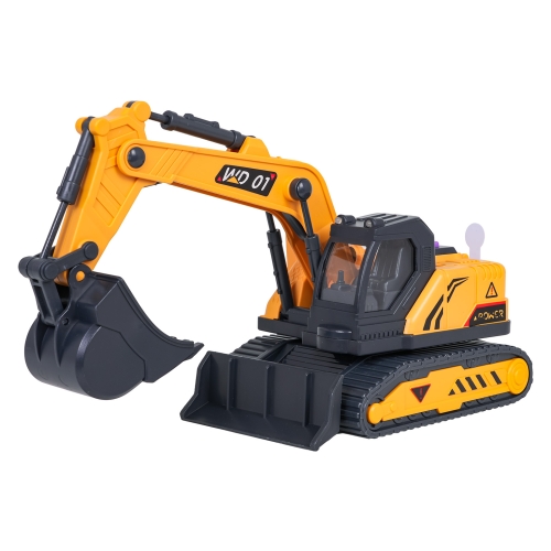 Koparka z Funkcją Dźwięku i Świateł 1:18