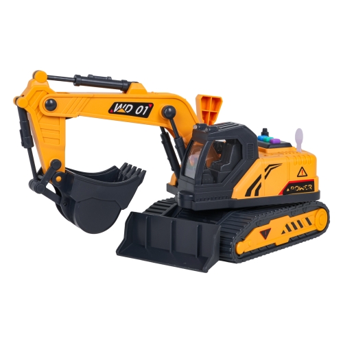 Koparka z Funkcją Dźwięku i Świateł 1:18