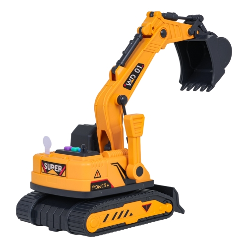 Koparka z Funkcją Dźwięku i Świateł 1:18