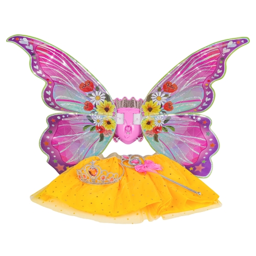 Zestaw Skrzydeł Motyla + Żółta Spódniczka